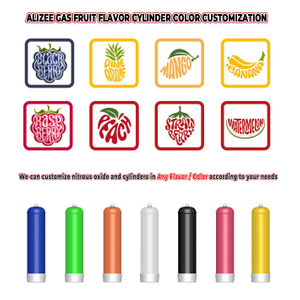 Alizee Gas Nitrous oxide cylinders for fruit flavorcolor customization.jpg