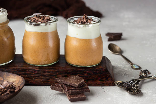 Decadent coffee chocolate mousse