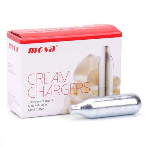 Mosa Cream Chargers Wholesale - 10 Pack