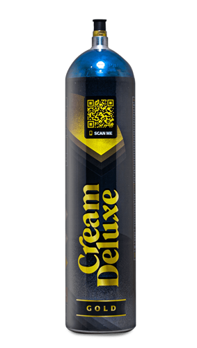 Cream Deluxe Gold 640g Cream Charger