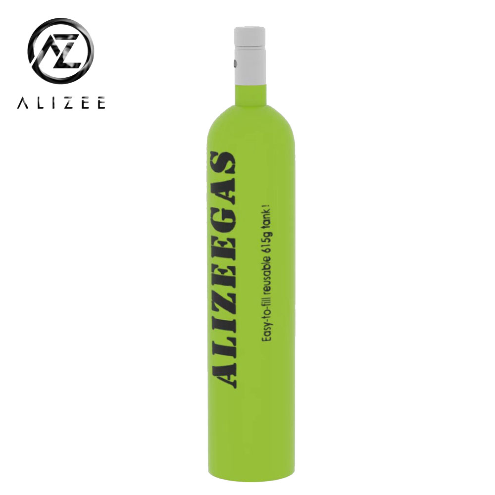 ALIZEEGAS 615g Cream Charger Refillable N2o Tank With Valve