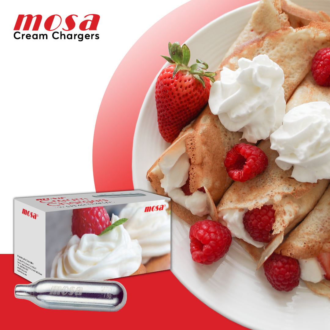 MOSA cream Chargers used for whipped cream