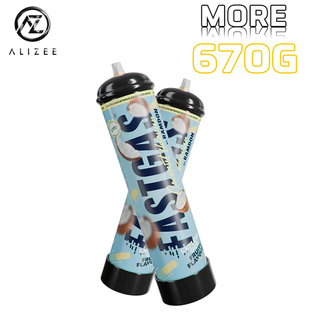 Factory Export Wholesale Fastgas 670G Coconut Flavour Nitrous Oxide N2O Cylinder - Free Balloons Nozzle