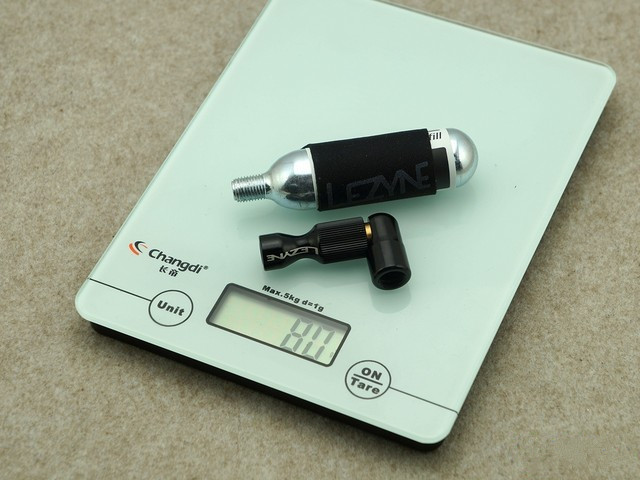 16G Threaded CO2 Cartridge and a dedicated CO2 Bike Tire Inflator